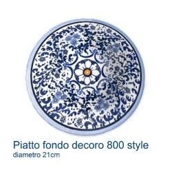 Vassoio Regalo con Piatto Fondo di Ceramica Artigianale + 1 kg. Pasta