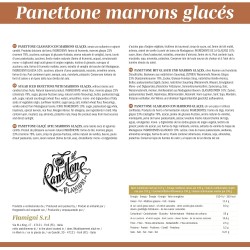 Panettone Flamigni Kg.1 Marrons Glacées