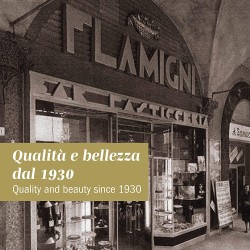 Panettone Flamigni artigianale classico con glassa di mandorle e nocciole 1kg incarto Oro