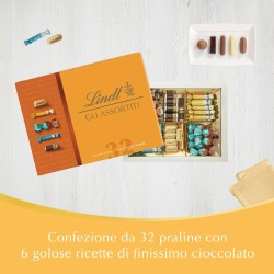 Lindt Scatola Praline Gli Assortiti, 32 Praline Assortite Di Cioccolato, Confezione da 320 gr.