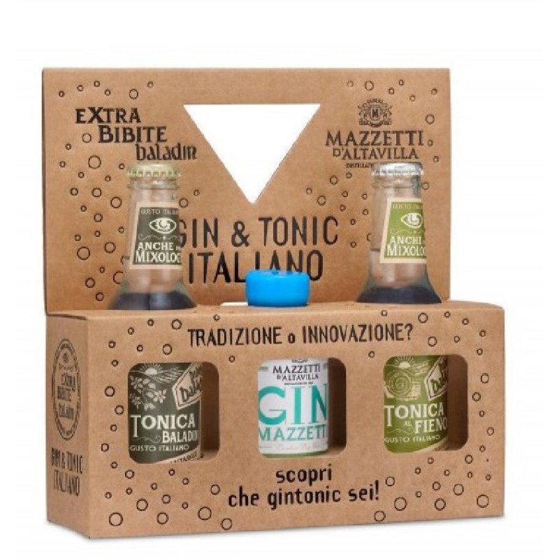 Mazzetti - Confezione GIN & TONIC Baladin 2 Toniche 42°10 cl