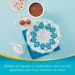 Lindt Lindor Praline di Cioccolato al Latte con Ripieno al Caramello Salato, 16 Cioccolatini
