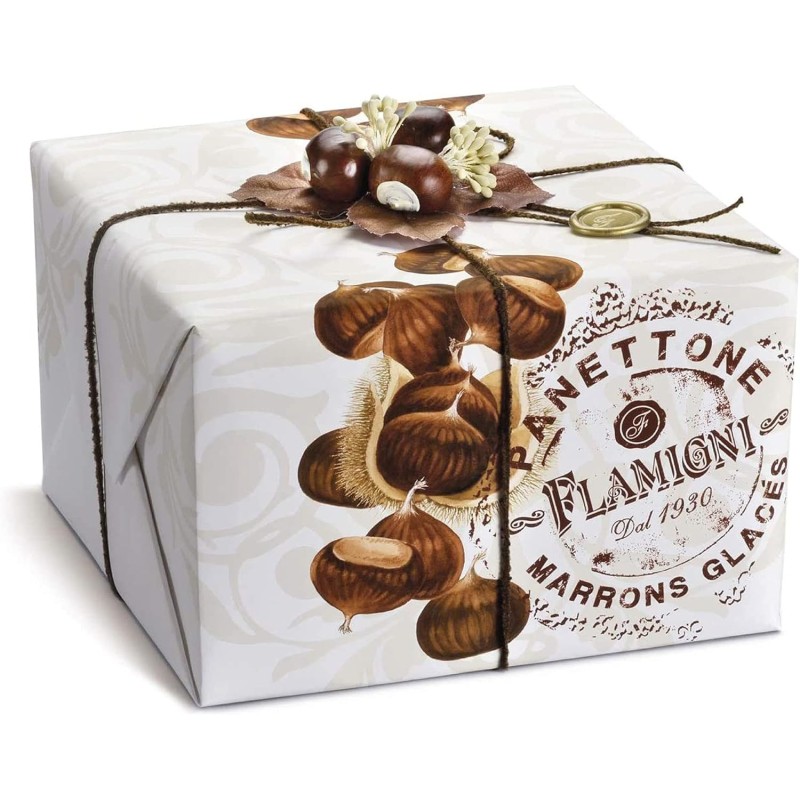 Panettone Flamigni Kg.1 Marrons Glacées Panettone Flamigni Kg.1 Marrons Glacées