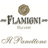 Panettone Flamigni artigianale classico con glassa di mandorle e nocciole 1kg incarto Oro