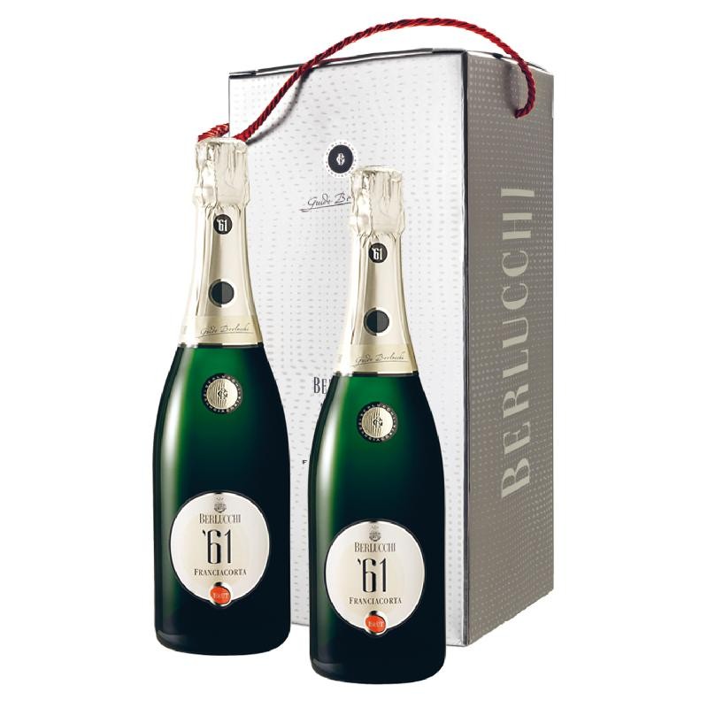Berlucchi D.O.C.G. Storica "61" Astucciato a 2 bottiglie da 75 cl. Berlucchi D.O.C.G. Storica "61" Astucciato a 2 bottiglie da 75 cl.