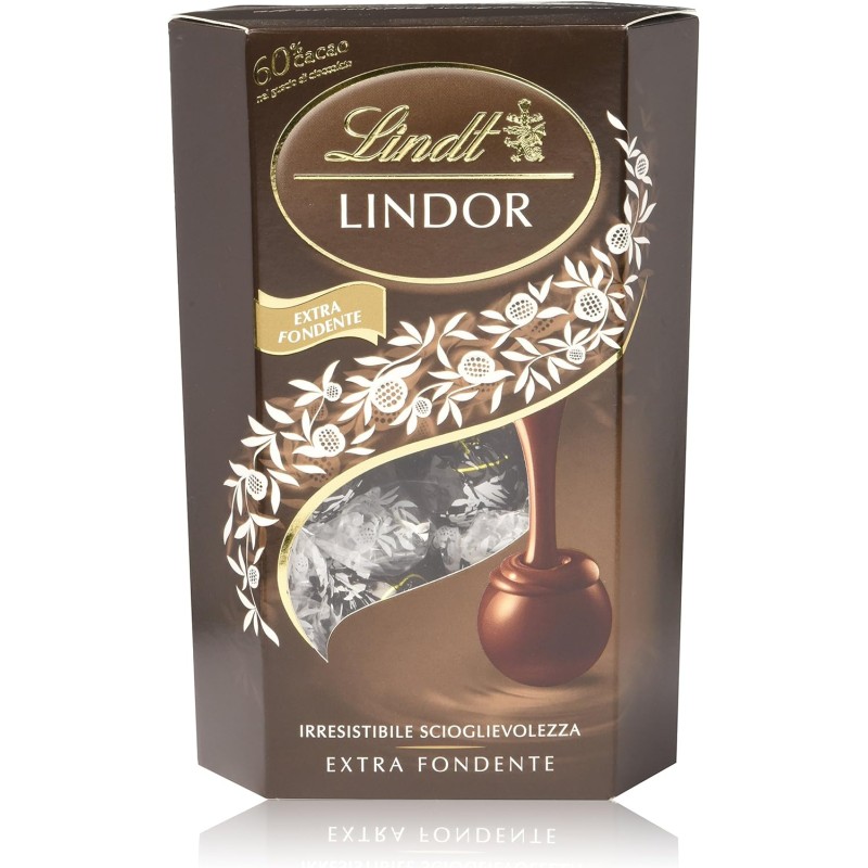 Lindt Lindor Praline di Cioccolato Extra Fondente 60% Lindt Lindor Praline di Cioccolato Extra Fondente 60%