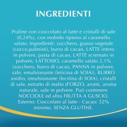 Lindt Lindor Praline di Cioccolato al Latte con Ripieno al Caramello Salato, 16 Cioccolatini