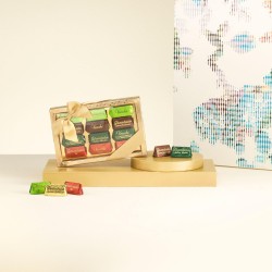 Venchi - Cofanetto Dorato con Cioccolatini Gianduiotti Assortiti, 110 gr - Con "Nocciola Piemonte IGP" | Cioccolatini | MistriS