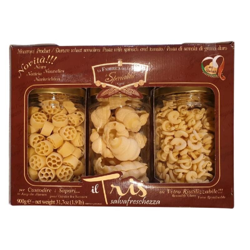 Pasta in Tris salva Freschezza | Confezione Natalizia 2025 Pasta in Tris salva Freschezza | Confezione Natalizia 2025