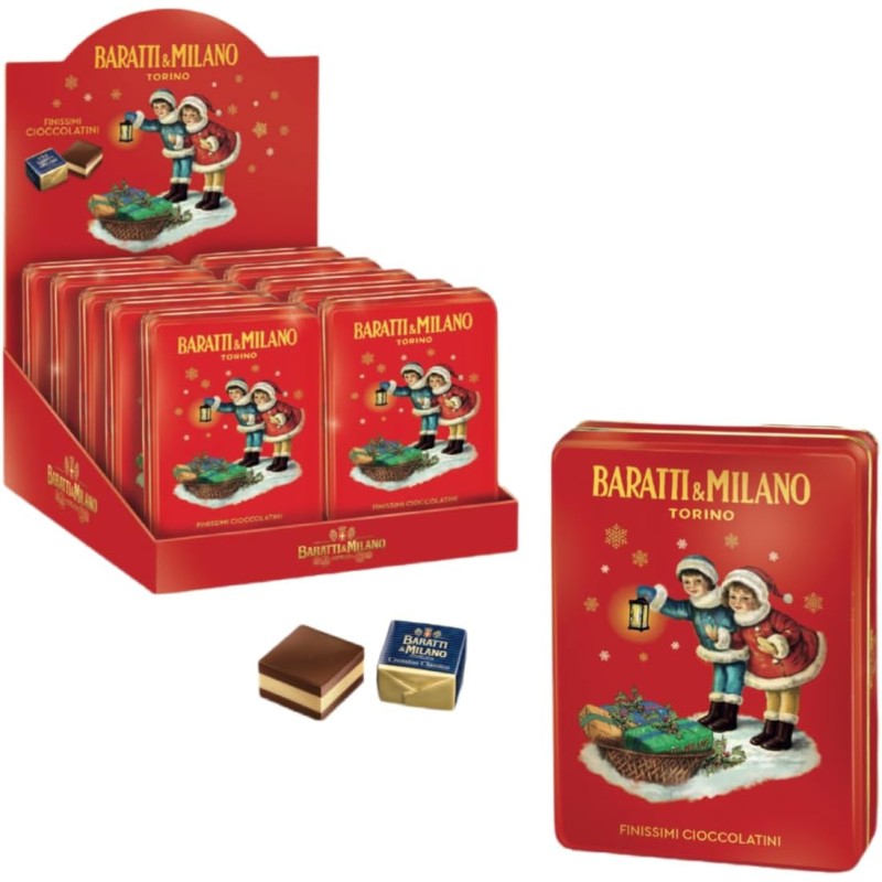 Baratti & Milano - Confezione Regalo Mini Latta Natalizia da 90 gr Baratti & Milano - Confezione Regalo Mini Latta Natalizia da 90 gr