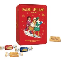 Baratti & Milano - Confezione Regalo Latta Natalizia da 300 gr