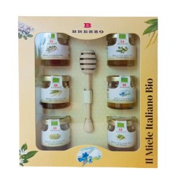 Confezione Degustazione da 210 gr di Miele Italiano Biologico Brezzo