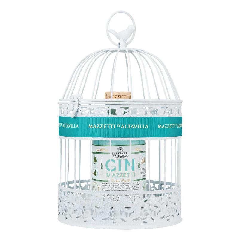 Voliera in Metallo Gin Mazzetti 42% 50 cl Voliera in Metallo Gin Mazzetti 42% 50 cl