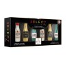 Abtey - Scatola Selection Cioccolatini fondenti a forma di bottiglia ripieni di Liquori 75 gr