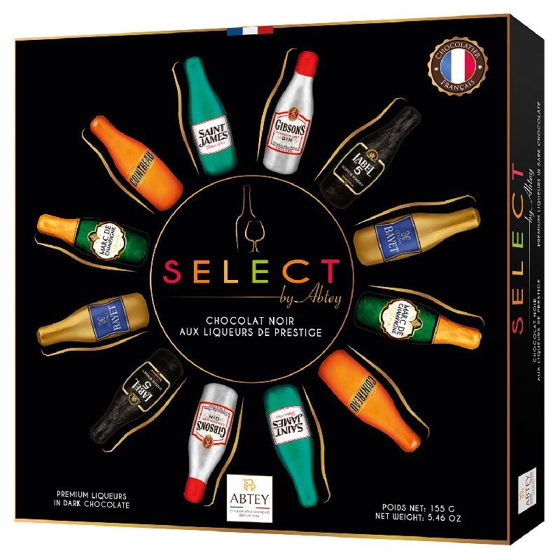 Rossini s Scatola Regalo con 12 Cioccolatini Ripieni di Liquore a Forma di Bottiglia - 155 g Rossini s Scatola Regalo con 12 Cioccolatini Ripieni di Liquore a Forma di Bottiglia - 155 g