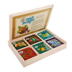 Mlesna Scatola Legno Fruit Collection 30 Filtri | Tè e Tisane | MistriStrenne