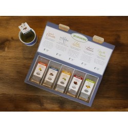 Regina di Fiori - Confezione Regalo Decorata con Infusi e Tisane. 5 Gusti Assortiti, 25 Filtri