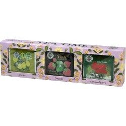 Mlesna Fruit Collection - Tris di Tè Fruttati al Limone, Fragola e Acero - 24 Filtri
