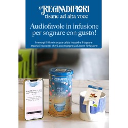 Regina di Fiori - Bella Addormentata. Tisane ad Alta Voce. Lattina con 12 Filtri da 3 gr