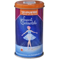 Regina di Fiori - Sogno di Cenerentola. Tisane ad Alta Voce. Lattina con 12 Filtri da 3 gr