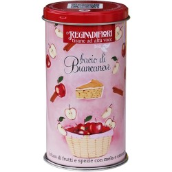 Regina di Fiori - Bacio di Biancaneve. Tisane ad Alta Voce. Lattina con 12 Filtri da 3 gr
