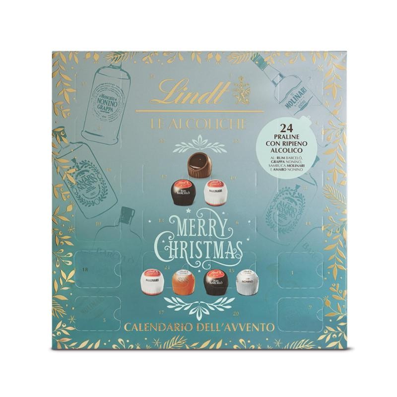 Lindt Calendario Avvento Praline Le Alcoliche 317 gr Lindt Calendario Avvento Praline Le Alcoliche 317 gr