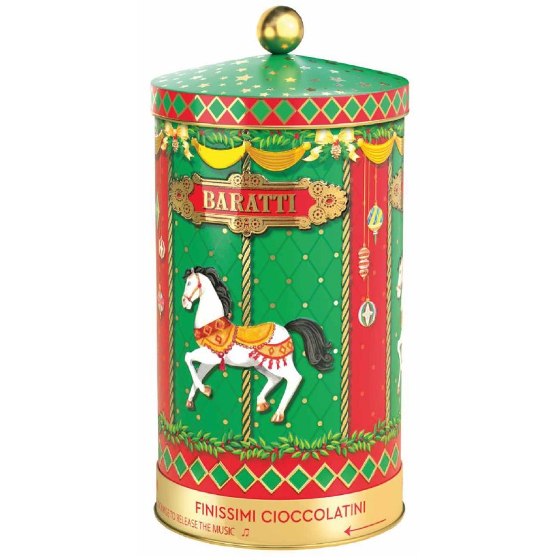 Baratti & Milano - Latta Carillon Natalizia - Confezione da 160 gr| Regalo