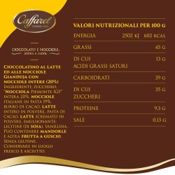 Caffarel Confezione Cioccolato Gianduia, Piemonte Classico 150g | Cioccolatini | MistriStrenne