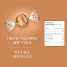 Lindt Lindor Golden Caramel e Nocciola, Praline di Cioccolato Bianco al Caramello e Nocciole, Confezione da 200g | Cioccolatini