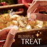 Lindt Lindor Golden Caramel e Nocciola, Praline di Cioccolato Bianco al Caramello e Nocciole, Confezione da 200g | Cioccolatini