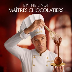 Lindt Lindor Golden Caramel e Nocciola, Praline di Cioccolato Bianco al Caramello e Nocciole, Confezione da 200g | Cioccolatini
