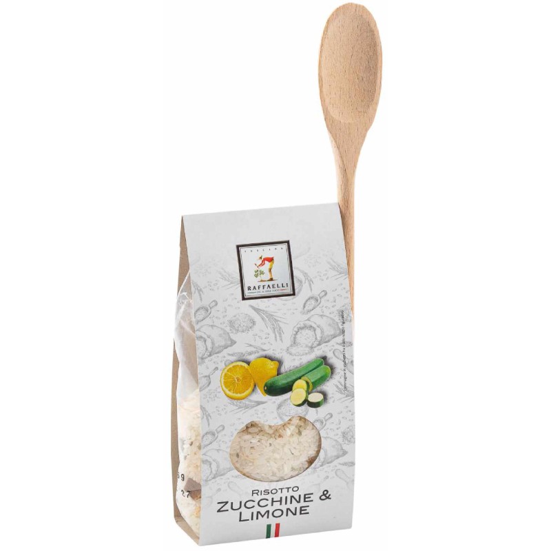 Risotto Zucchine e Limone con Mestolo 300 gr | Confezione Natalizia 2026