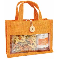 Kit Borsetta Juta Arancio 600 gr | Confezione Natalizia 2026