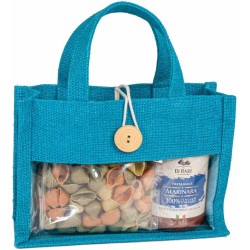 Kit Borsetta Juta Azzurra 600 gr | Confezione Natalizia 2026