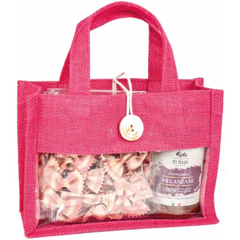 Kit Borsetta Juta Fucsia 600 gr | Confezione Natalizia 2026