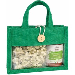 Kit Borsetta Juta Verde 600 gr | Confezione Natalizia 2026