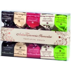 Tartufini Dolci Misti in astuccio senza glutine 70 gr | Cioccolatini | MistriStrenne