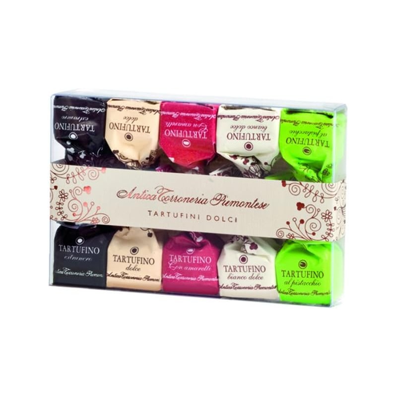 Tartufini Dolci Misti in astuccio senza glutine 70 gr | Cioccolatini | MistriStrenne